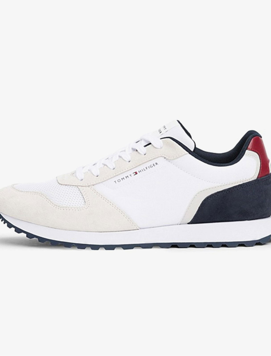 Tommy Hilfiger New Runner Eva Mix Erkek Beyaz Sneaker Tommy Hilfiger New Runner Eva Mix Erkek Beyaz Sneaker