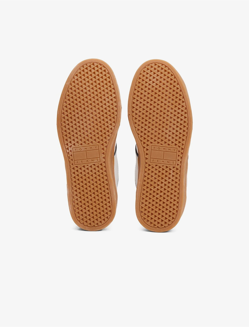 Tommy Hilfiger The Greenwich Mix Media Kadın Gri Spor Ayakkabı