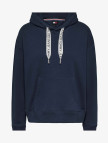 Tommy Jeans Logo Drawcord Kadın Mavi Sweatshirt Tommy Jeans Logo Drawcord Kadın Mavi Sweatshirt
