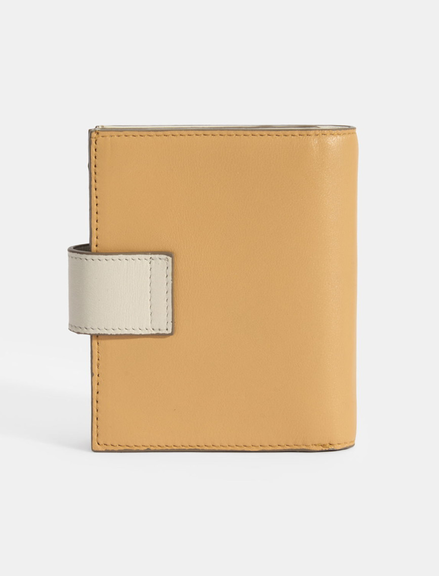 Kadın Turuncu / Bej Deri Cüzdan Kadın Turuncu / Bej Deri Cüzdan