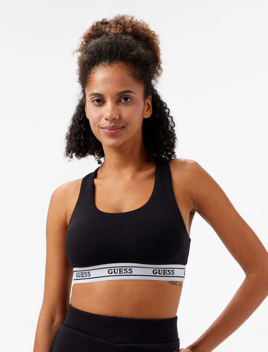 Guess New Aline Kadın Siyah Spor Sütyeni Guess New Aline Kadın Siyah Spor Sütyeni