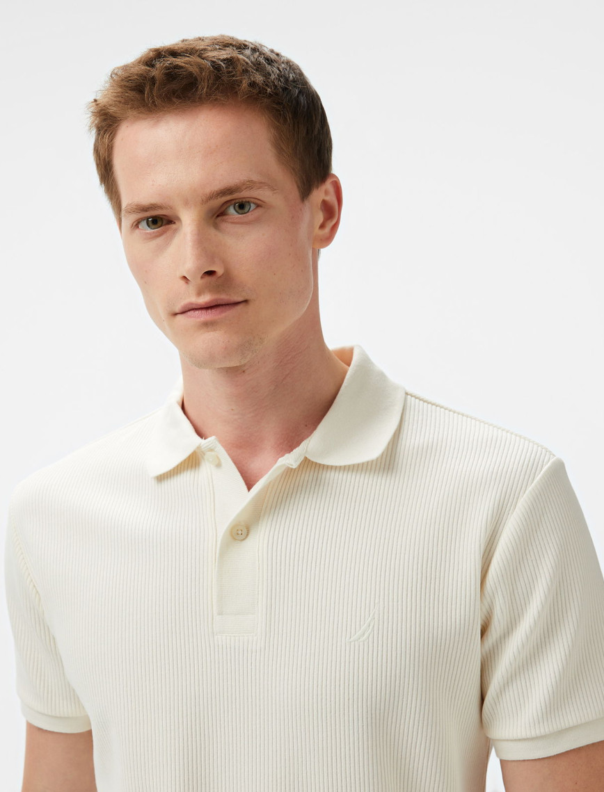 Nautica Erkek Ekru Slim Fit Polo Nautica Erkek Ekru Slim Fit Polo