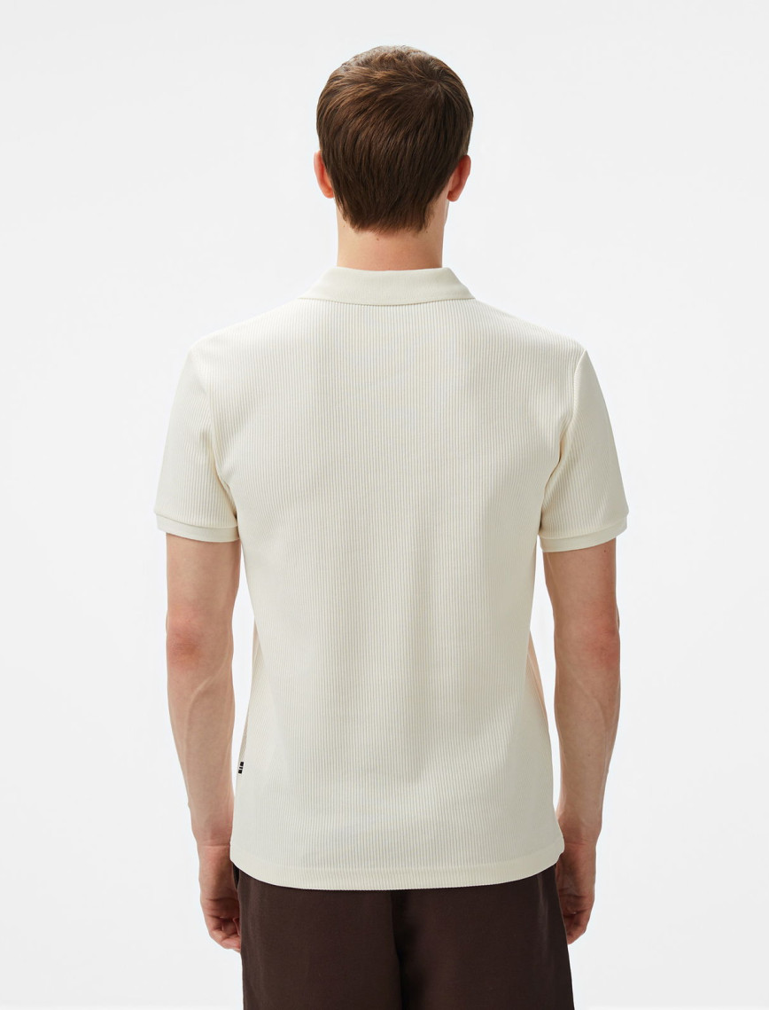 Nautica Erkek Ekru Slim Fit Polo Nautica Erkek Ekru Slim Fit Polo