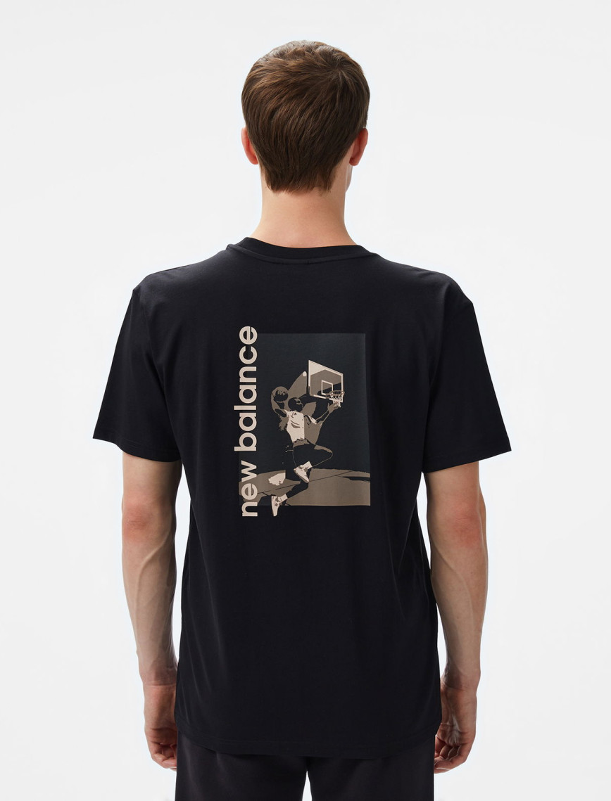 New Balance Lifestyle Erkek Siyah T-Shirt New Balance Lifestyle Erkek Siyah T-Shirt