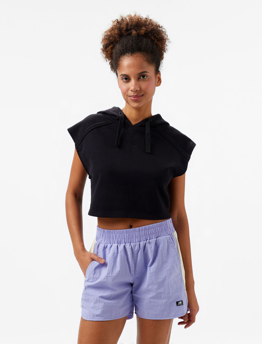 New Balance Lifestyle Kadın Siyah Sweatshirt New Balance Lifestyle Kadın Siyah Sweatshirt