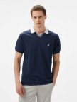Nautica Erkek Beyaz Classic Fit Polo