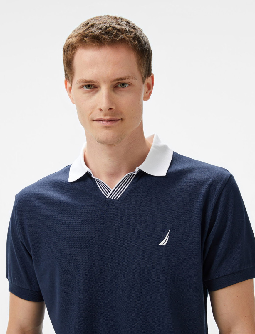Nautica Erkek Lacivert Classic Fit Polo