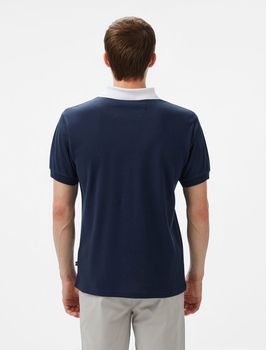 Nautica Erkek Lacivert Classic Fit Polo