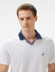 Nautica Erkek Beyaz Classic Fit Polo