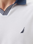 Nautica Erkek Beyaz Classic Fit Polo