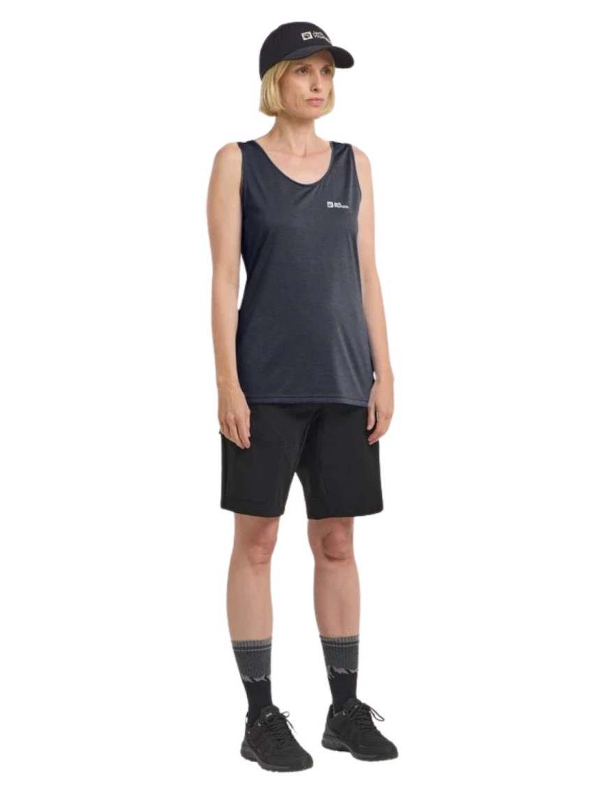 Jack Wolfskin Crosstrail Tank Kadın Mavi Tişört Jack Wolfskin Crosstrail Tank Kadın Mavi Tişört