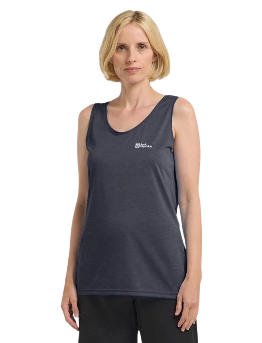 Jack Wolfskin Crosstrail Tank Kadın Mavi Tişört Jack Wolfskin Crosstrail Tank Kadın Mavi Tişört