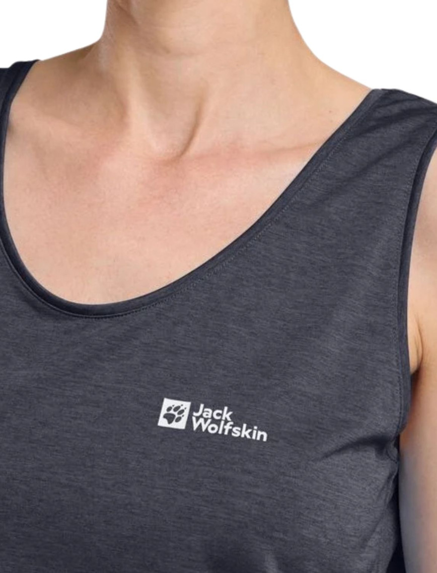 Jack Wolfskin Crosstrail Tank Kadın Mavi Tişört Jack Wolfskin Crosstrail Tank Kadın Mavi Tişört