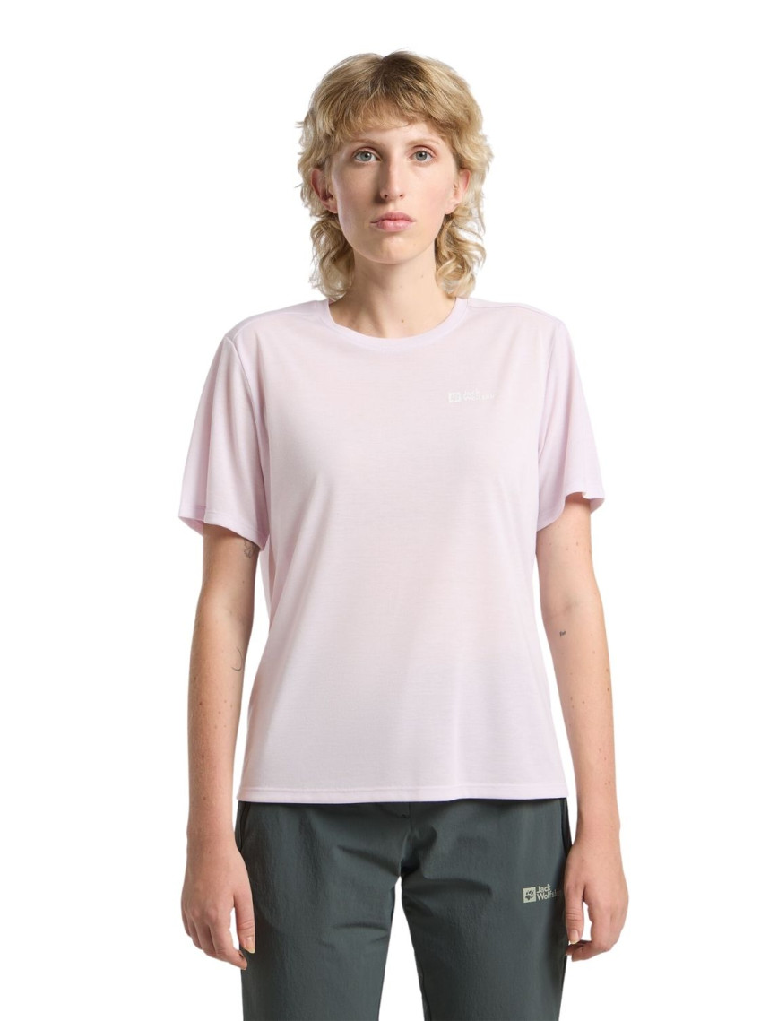 Jack Wolfskin Vonnan S|s T Kadın Mavi Tişört Jack Wolfskin Vonnan S|s T Kadın Mavi Tişört