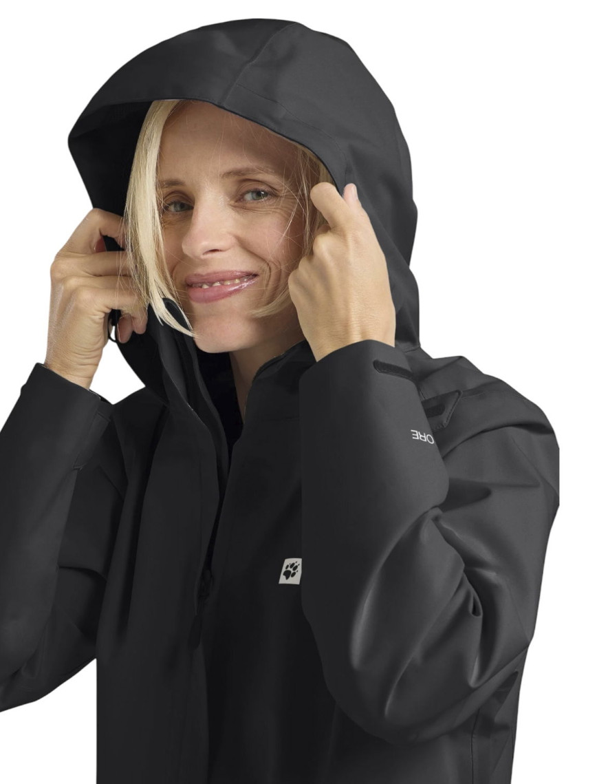 Jack Wolfskin Trailtime 2l Kadın Siyah Outdoor Ceketi Jack Wolfskin Trailtime 2l Kadın Siyah Outdoor Ceketi