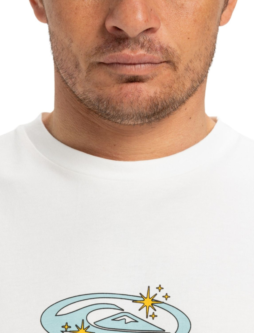 Quiksilver Nd Nature Magic Erkek Beyaz Tişört