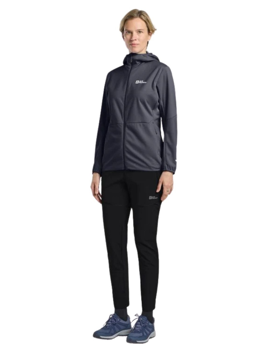 Jack Wolfskin Feldberg Hoody Kadın Mavi Softshell Jack Wolfskin Feldberg Hoody Kadın Mavi Softshell