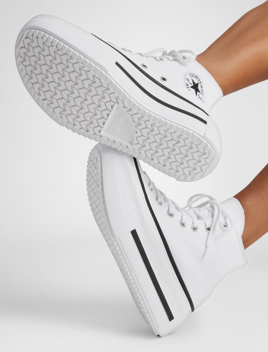 Converse Chuck Taylor All Star Lift Double Stack Unisex Beyaz Sneaker