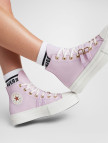 Converse Chuck Taylor All Star Lift Platform Buckle Kadın Pembe Sneaker Converse Chuck Taylor All Star Lift Platform Buckle Kadın Pembe Sneaker