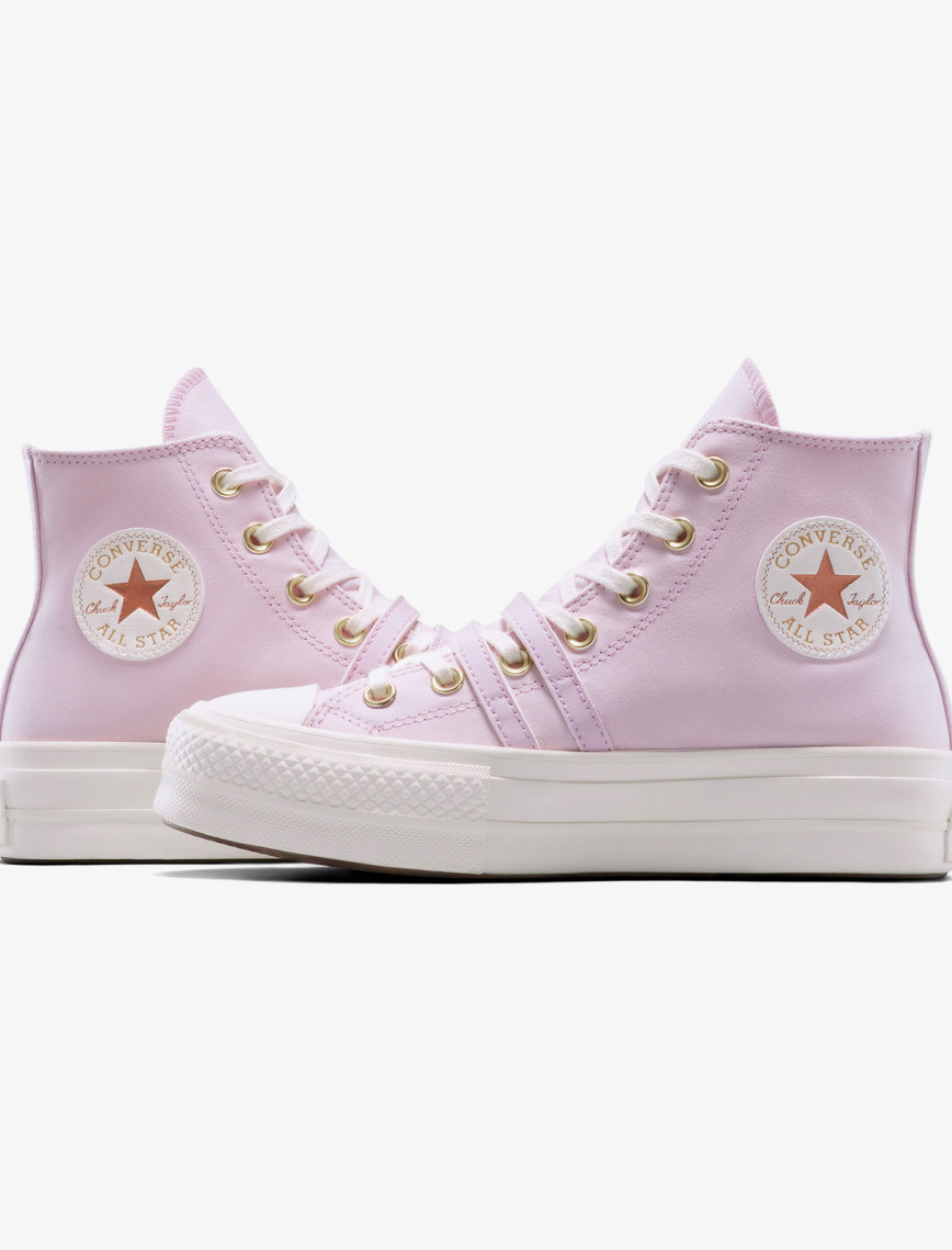Converse Chuck Taylor All Star Lift Platform Buckle Kadın Pembe Sneaker Converse Chuck Taylor All Star Lift Platform Buckle Kadın Pembe Sneaker