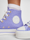 Converse Chuck Taylor All Star Knit Kadın Mor Sneaker Converse Chuck Taylor All Star Knit Kadın Mor Sneaker