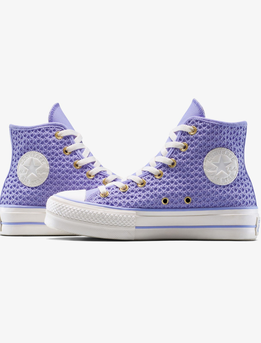 Converse Chuck Taylor All Star Knit Kadın Mor Sneaker Converse Chuck Taylor All Star Knit Kadın Mor Sneaker