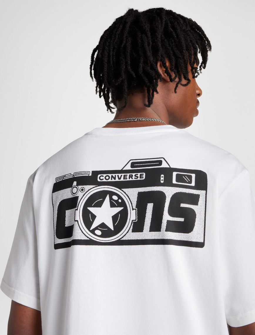 Converse Erkek Beyaz T-Shirt Converse Erkek Beyaz T-Shirt