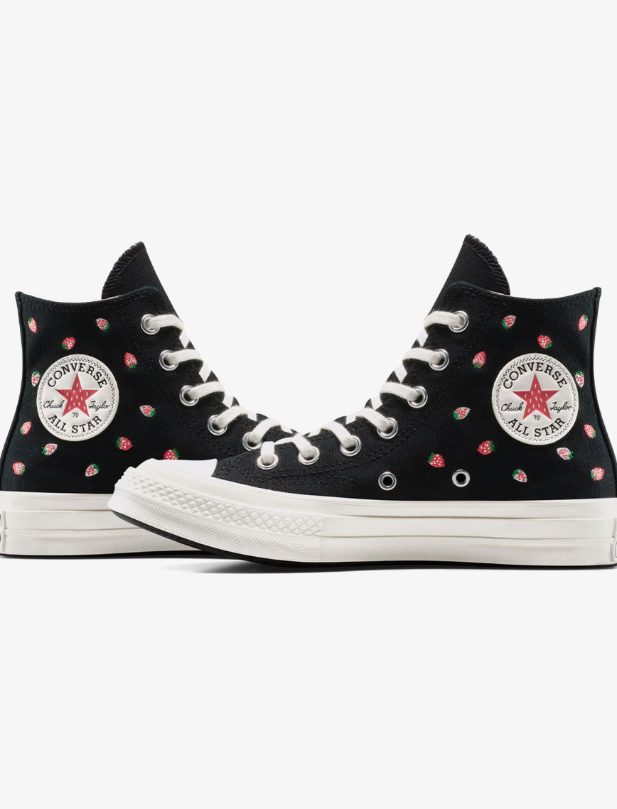 Converse Chuck 70 Strawberries Unisex Siyah Sneaker Converse Chuck 70 Strawberries Unisex Siyah Sneaker
