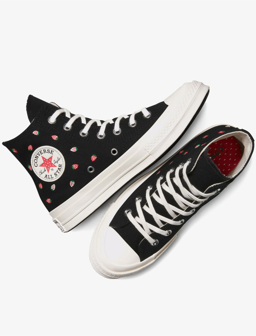 Converse Chuck 70 Strawberries Unisex Siyah Sneaker Converse Chuck 70 Strawberries Unisex Siyah Sneaker
