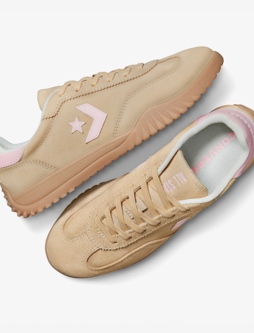 Converse Run Star Trainer Suede Bej Yeşil Sneaker Converse Run Star Trainer Suede Bej Yeşil Sneaker