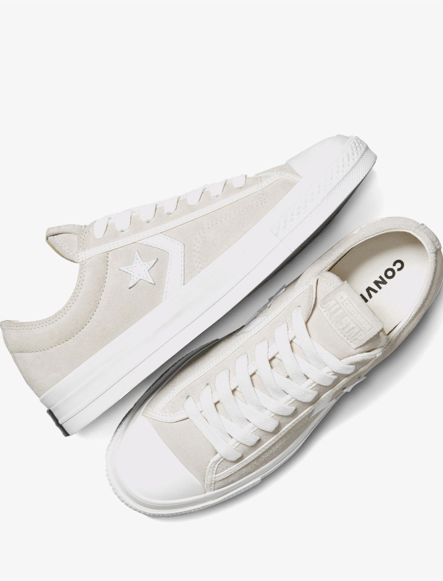 Converse Star Player 76 Suede Unisex Krem Sneaker