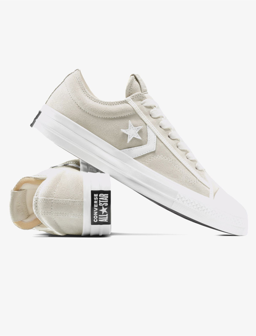 Converse Star Player 76 Suede Unisex Krem Sneaker