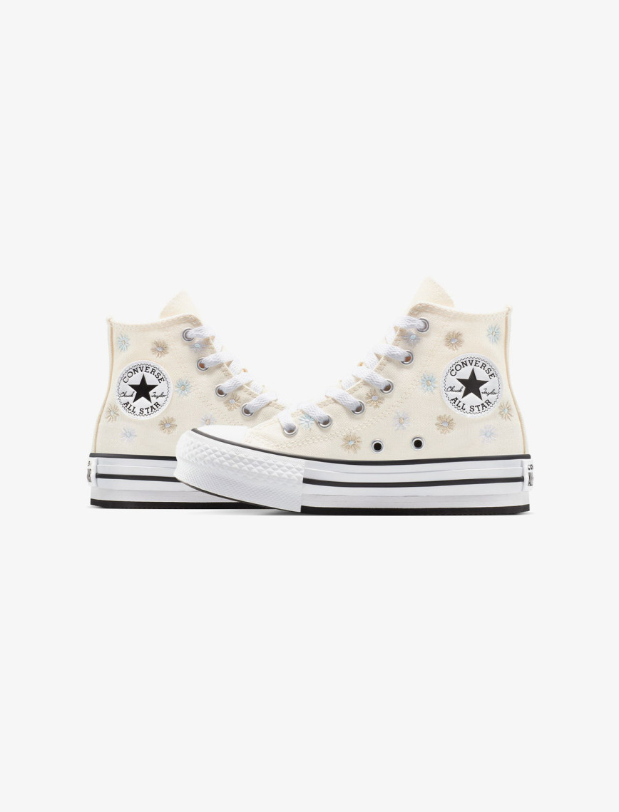 Converse Chuck Taylor All Star Platform Florals Çocuk Krem Sneaker Converse Chuck Taylor All Star Platform Florals Çocuk Krem Sneaker