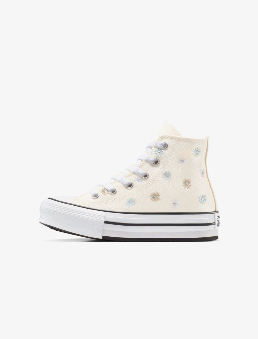 Converse Chuck Taylor All Star Platform Florals Çocuk Krem Sneaker Converse Chuck Taylor All Star Platform Florals Çocuk Krem Sneaker