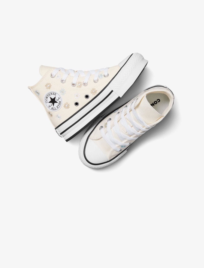 Converse Chuck Taylor All Star Platform Florals Çocuk Krem Sneaker Converse Chuck Taylor All Star Platform Florals Çocuk Krem Sneaker