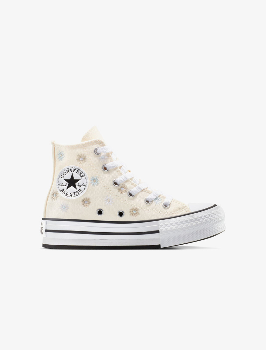 Converse Chuck Taylor All Star Platform Florals Çocuk Krem Sneaker Converse Chuck Taylor All Star Platform Florals Çocuk Krem Sneaker