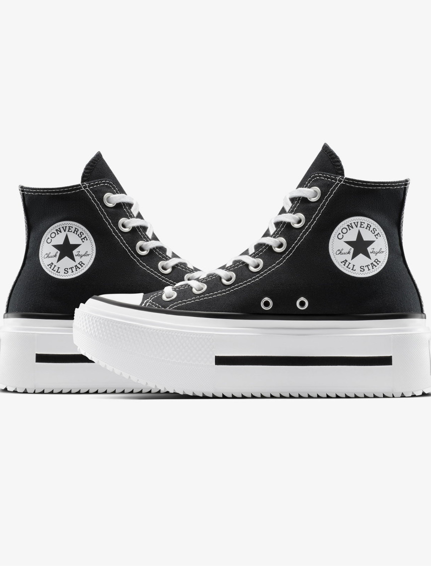 Converse Chuck Taylor All Star Lift Double Stack Unisex Siyah Sneaker