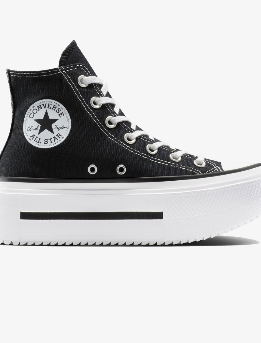 Converse Chuck Taylor All Star Lift Double Stack Unisex Siyah Sneaker