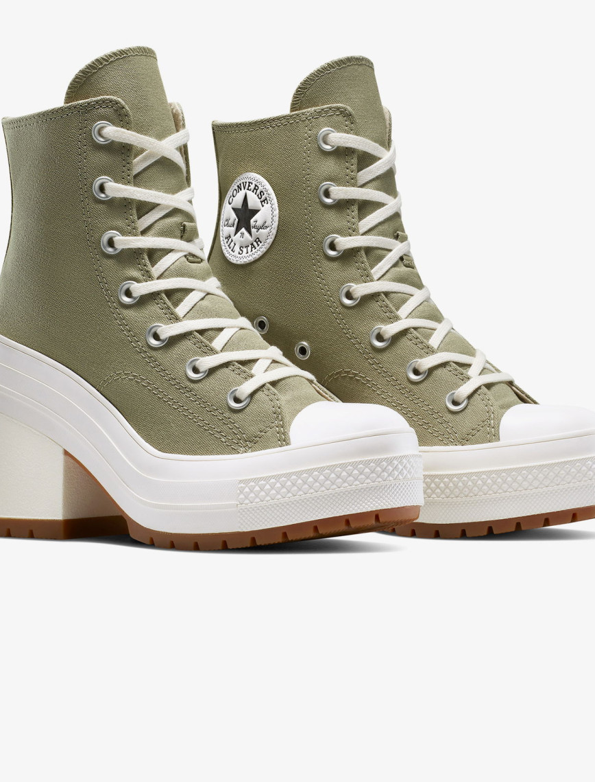 Converse Chuck 70 De Luxe Platform Kadın Haki Sneaker Converse Chuck 70 De Luxe Platform Kadın Haki Sneaker