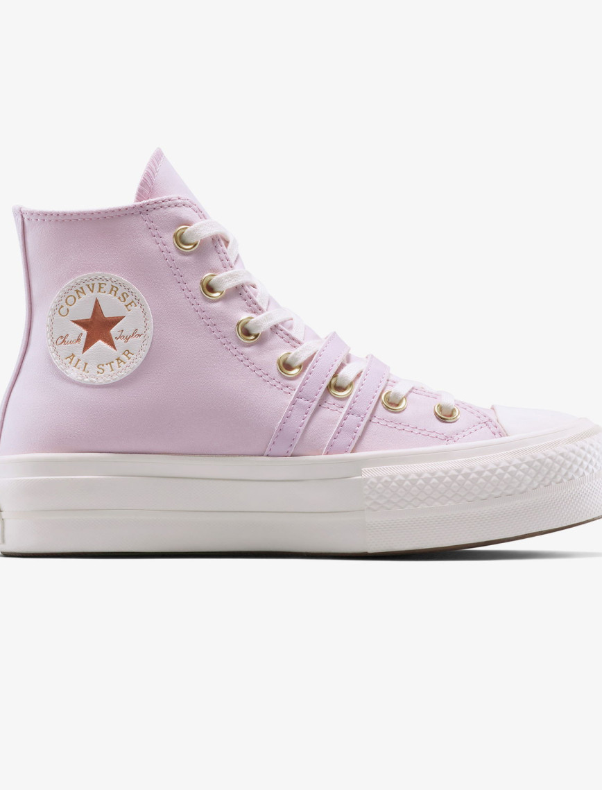 Converse Chuck Taylor All Star Lift Platform Buckle Kadın Pembe Sneaker Converse Chuck Taylor All Star Lift Platform Buckle Kadın Pembe Sneaker