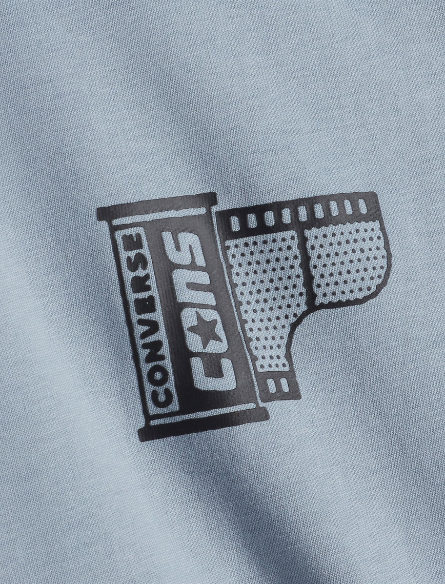 Converse Erkek Mavi T-Shirt Converse Erkek Mavi T-Shirt