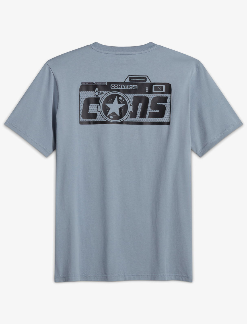 Converse Erkek Mavi T-Shirt Converse Erkek Mavi T-Shirt