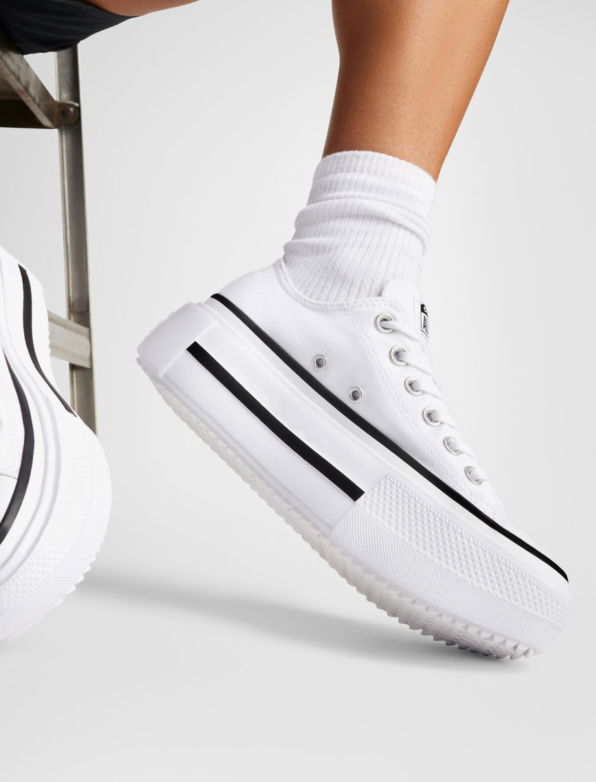 Converse Chuck Taylor All Star Lift Double Stack Platform Unisex Beyaz Sneaker Converse Chuck Taylor All Star Lift Double Stack Platform Unisex Beyaz Sneaker