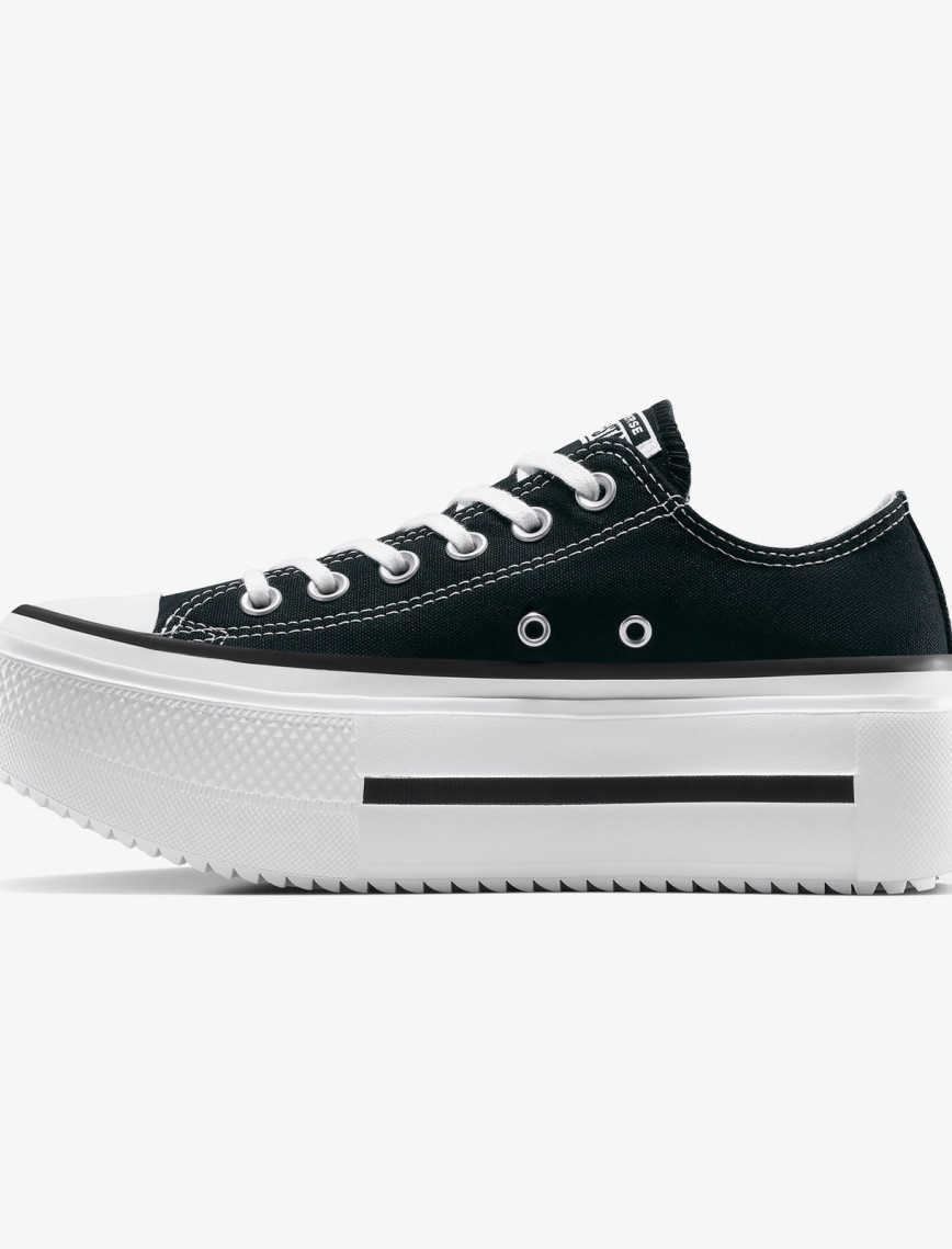 Converse Chuck Taylor All Star Lift Double Stack Platform Unisex Siyah Sneaker Converse Chuck Taylor All Star Lift Double Stack Platform Unisex Siyah Sneaker