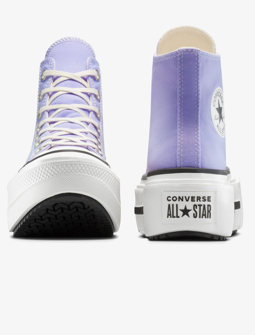 Converse Chuck Taylor All Star Lift Double Stack Unisex Mor Sneaker Converse Chuck Taylor All Star Lift Double Stack Unisex Mor Sneaker