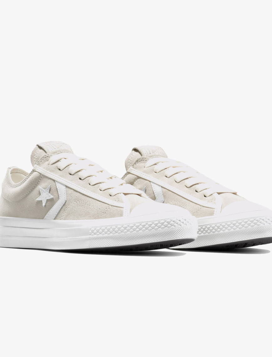 Converse Star Player 76 Suede Unisex Krem Sneaker