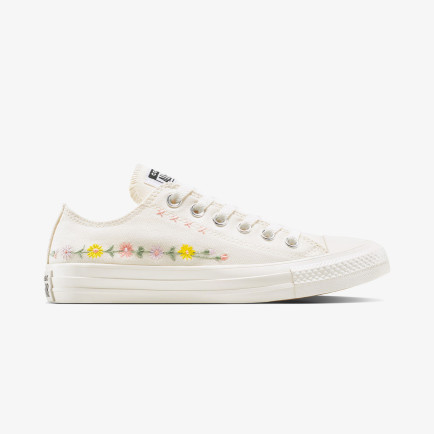 Converse Chuck Taylor Embroidered Flowers Unisex Pembe Sneaker