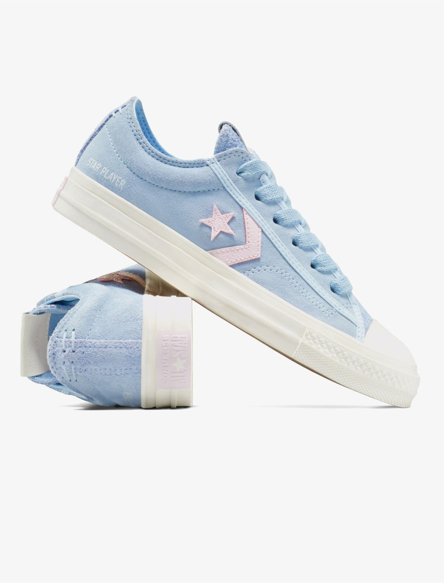 Converse Star Player 76 Colorful Suede Unisex Mavi Sneaker Converse Star Player 76 Colorful Suede Unisex Mavi Sneaker
