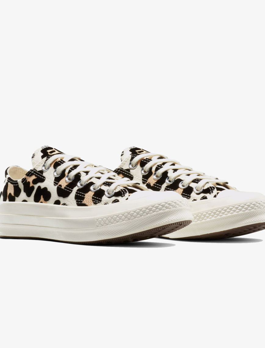 Converse Chuck 70 Leopard Unisex Krem Sneaker Converse Chuck 70 Leopard Unisex Krem Sneaker