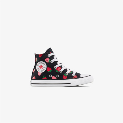 Converse Chuck Taylor All Star Strawberries Çocuk Siyah Sneaker Converse Chuck Taylor All Star Strawberries Çocuk Siyah Sneaker